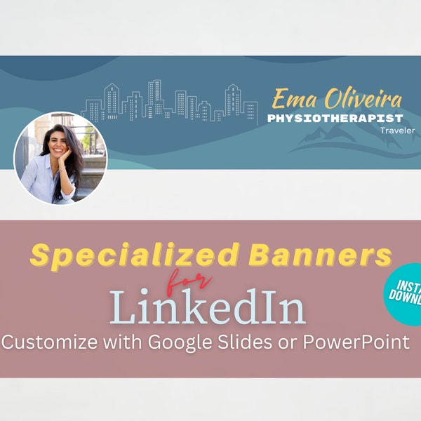 Physical Therapist Specialized Linkedin Banner, Socialmedia art, Personal Banner