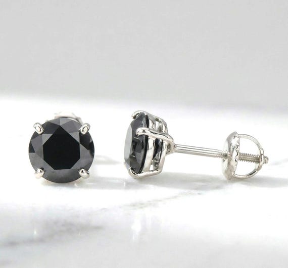 5MM-16MM Black Screw Stud Earrings for Men and Women, Stainless Steel Cheater Fake Ear Plugs, Gauges Illusion Tunnel for a Striking, Edgy Look