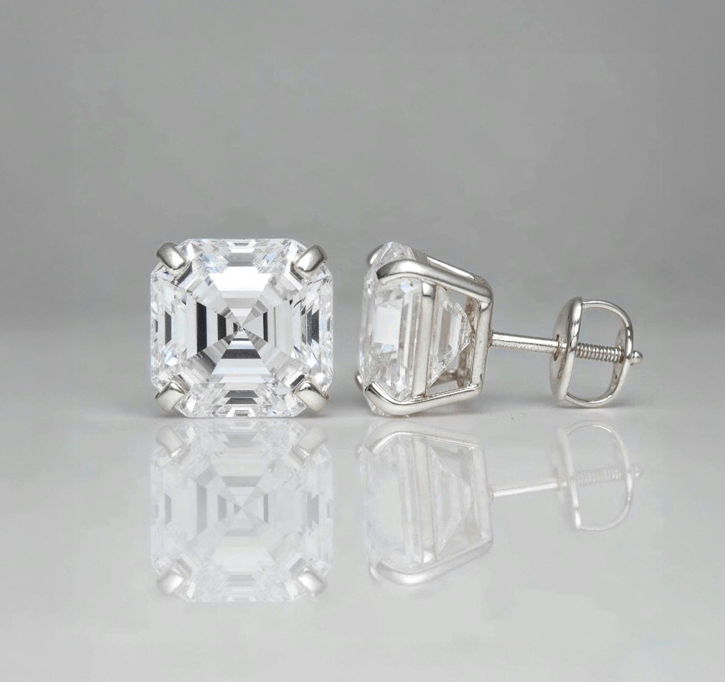 Orecchini Liberty In Oro Bianco 14K E Argento Con Diamanti Di Taglio V – Antichità Galliera - Foto 8