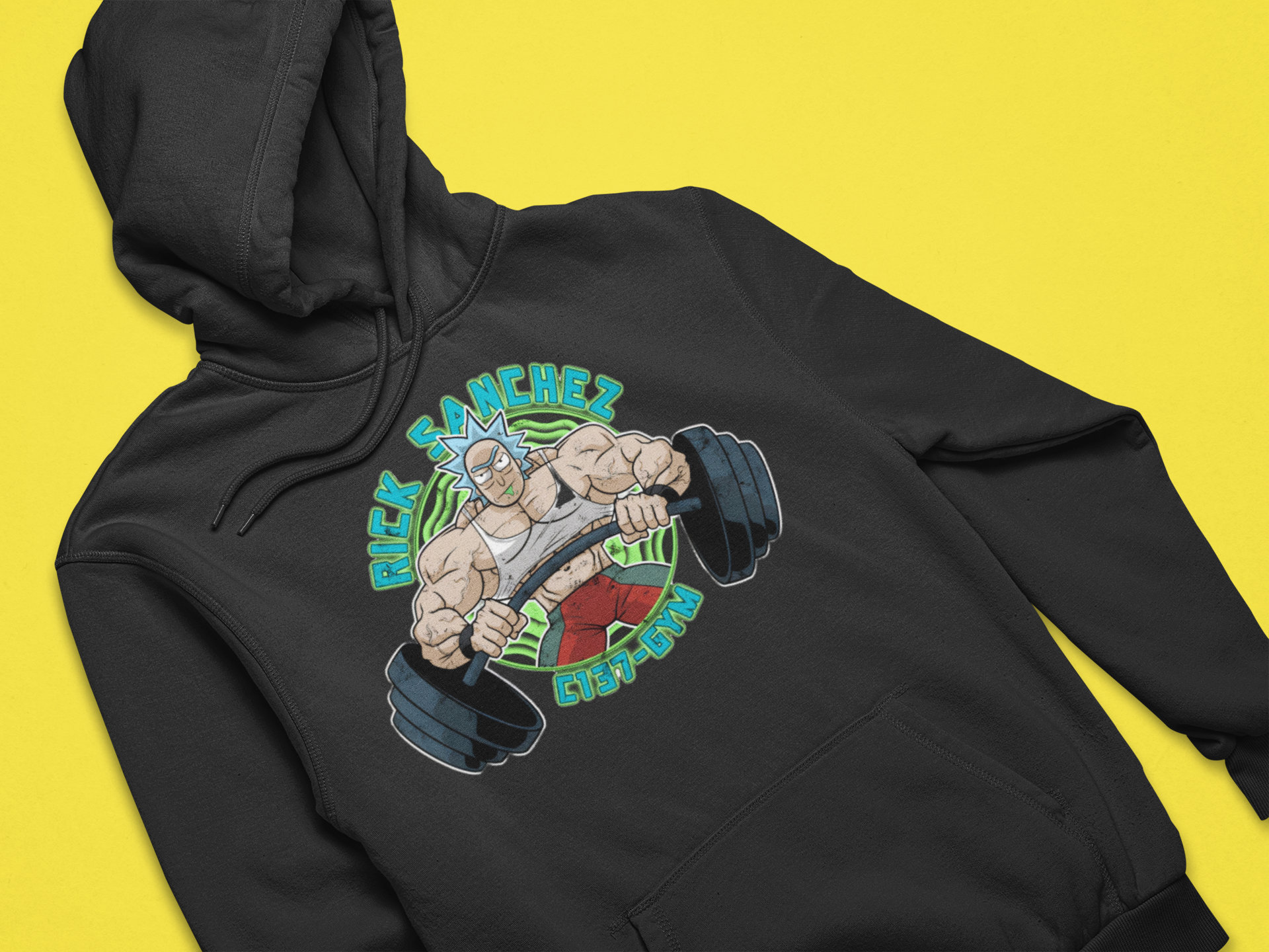 Rick's gym best sale hoodie