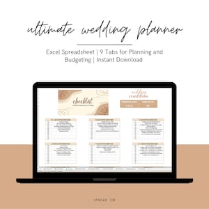 Ultimate Wedding Planner Spreadsheet