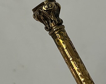 Antique gilded engraved pencil Victorian