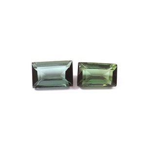 Natural Multi Tourmaline 6x4x2-6x3x2 MM Baguette, Loose Gemstones, Multi Tourmaline Baguettes, For Jewelry Making, Natural gemstone, 0.95 ct