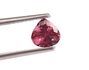 Faceted Heart Pink Tourmaline Loose Gemstone - 0.70 Cts