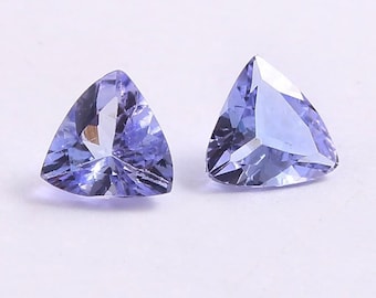 Natürlicher Tansanit 5,5 MM facettierte Billionen Paare, lose Edelsteine, für die Schmuckherstellung