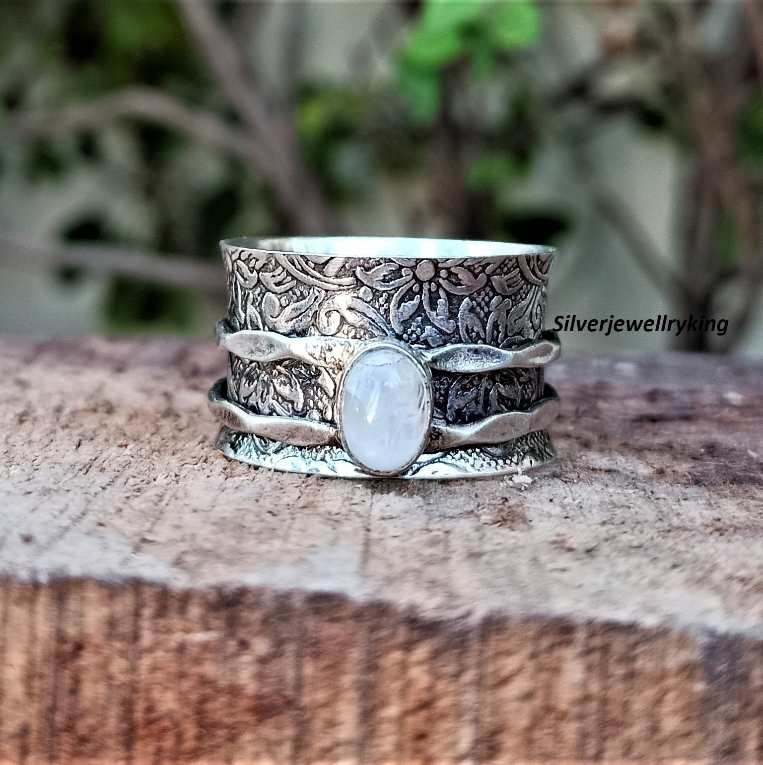 Buy Moonstone Branch Ring, Twig Ring, Handmade Moonstone Ring, Anniversary  Gifts, Celestial Jewelry, Moonstone Crescent Leaf Ring , Gift for Her  Online in India - Etsy