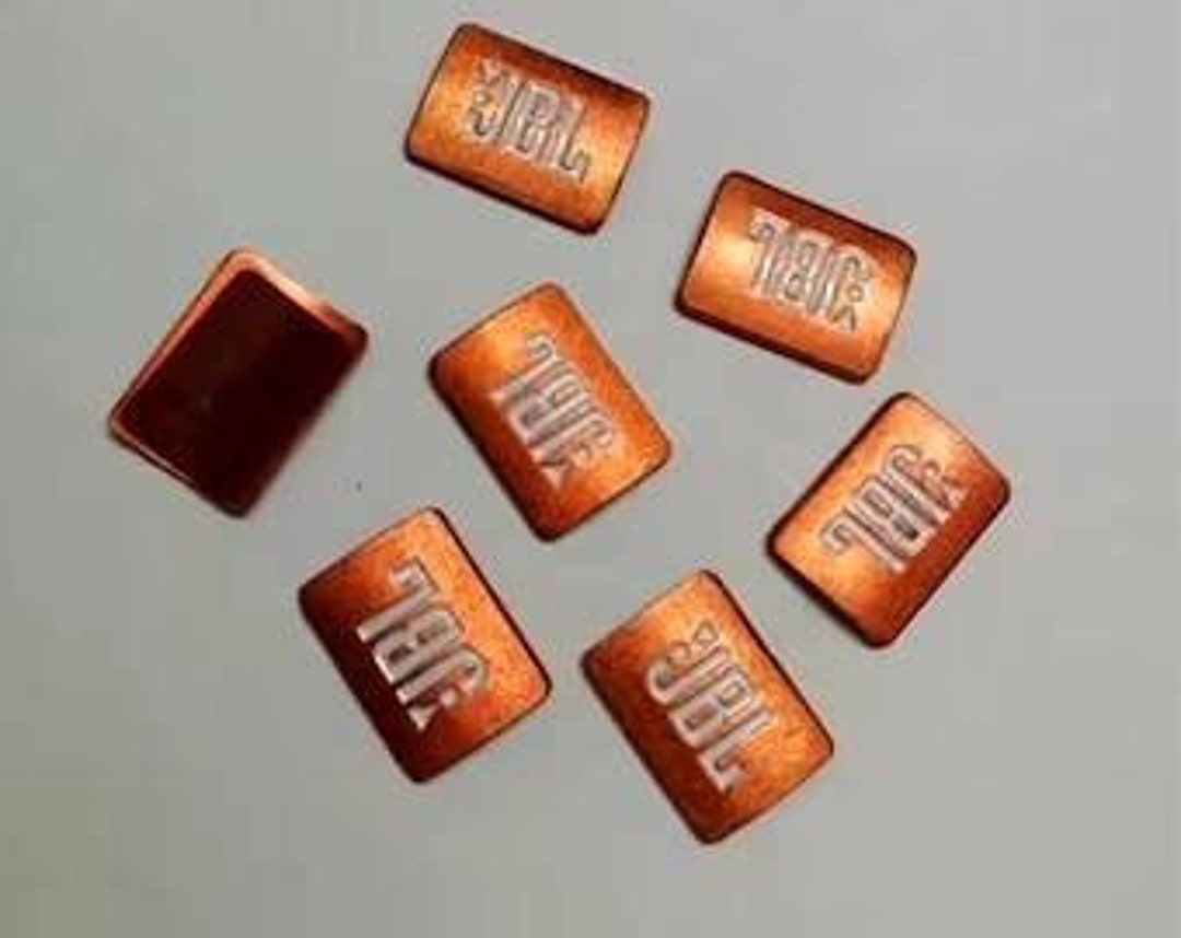 5pc Jbl Orange Speaker Badges Emblem Logo Stick on 2 X 1.5cm Etsy