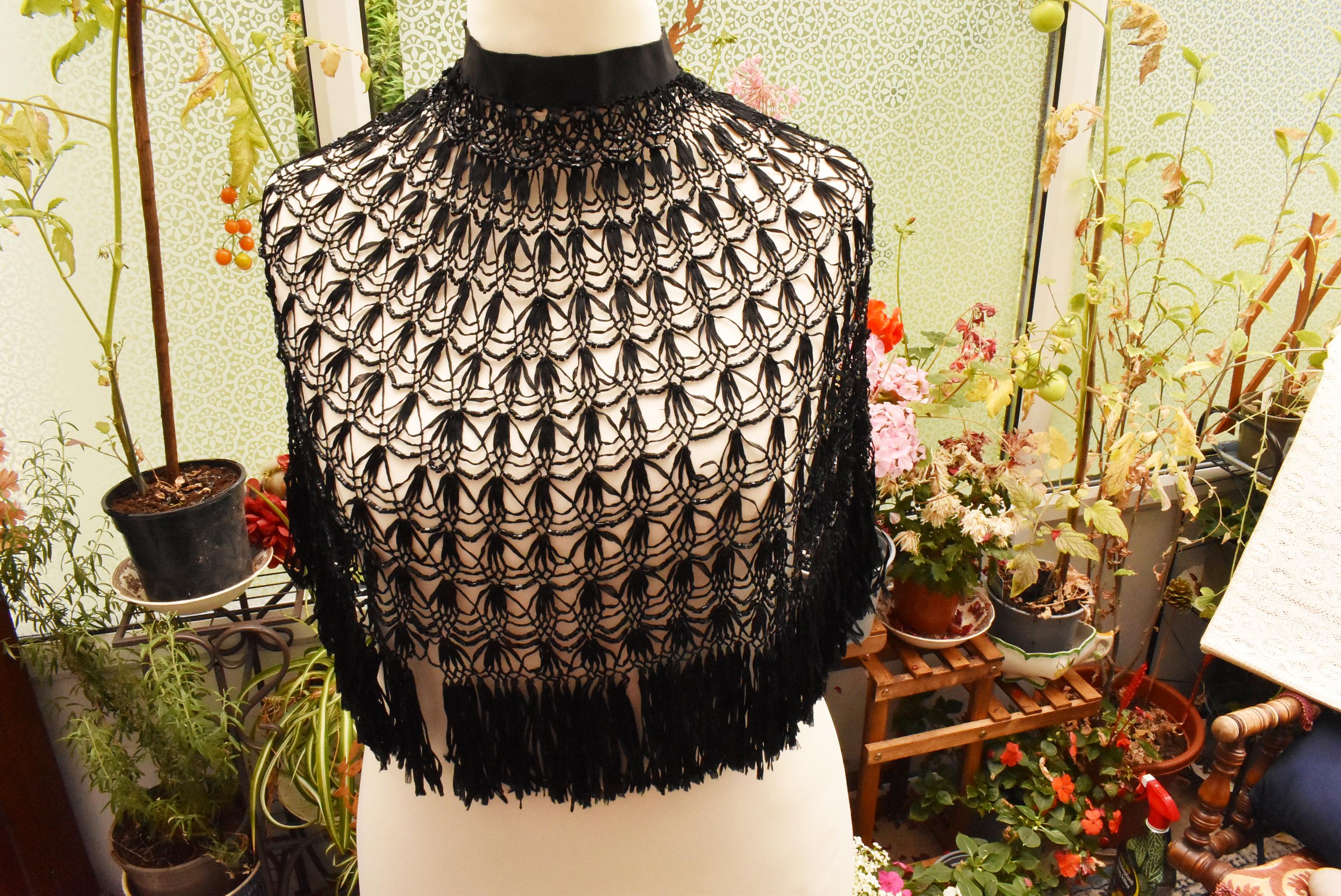 beading tulle prom dress Gothic Spider Web Dressing Gown main image 0