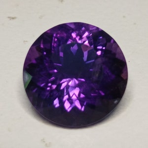 7.5 carats Siberian Amethyst | Unheated | Fancy Round Cut for Ring & Jewelry making | February Birthstone | Brazilian Amethyst