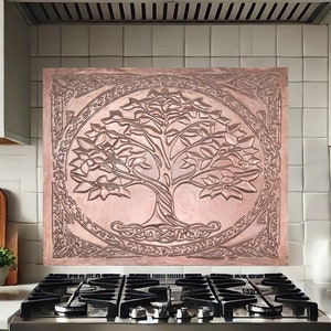 Handmade Copper Tile Backsplash - Elegant and Unique Designs for Modern Kitchens