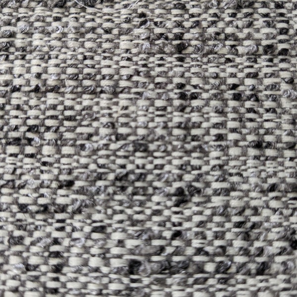 Coconut Graphite in Crypton Home Finish Remnant - 44.5"x11" - Stain Resistant Upholstery Fabric