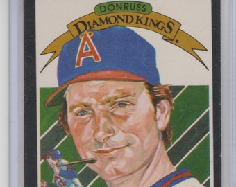 Doug DeCinces VERY RARE 1985 Donruss ERROR Diamond Kings