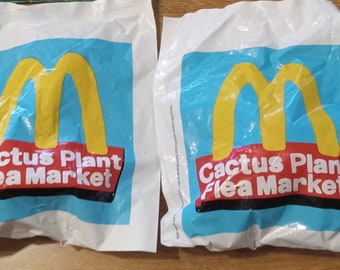 SALE! RARE Collectible Vintage McDonalds Adult Happy Meal Cactus Plant Flea Market Complete Set + Much More!