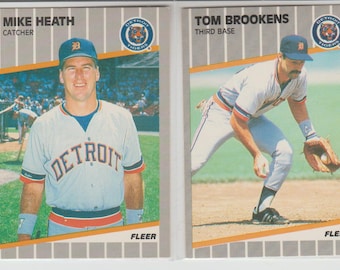 RARE find Mike Heath ERROR card wrong back of card