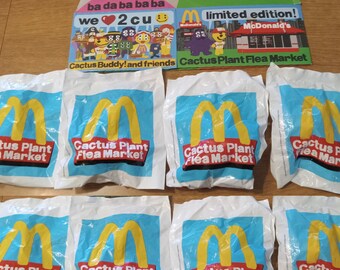 SALE! RARE and Vintage McDonalds Adult Happy Meal Cactus Plant Flea Market and Assortment BLOWOUT!!