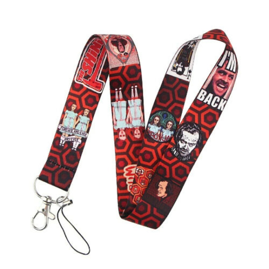 Scream Classic Horror Movie Ghost Face Mask Black Lanyard With ID Badge  Holder