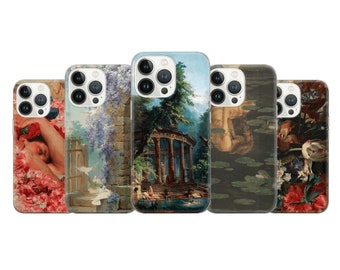 Coque de téléphone Art Renaissance housse de peinture Renaissance pour iPhone 14 13 12 Pro 11 XR pour Samsung S23 S22 A73 A53 A13 Pixel 7 6A