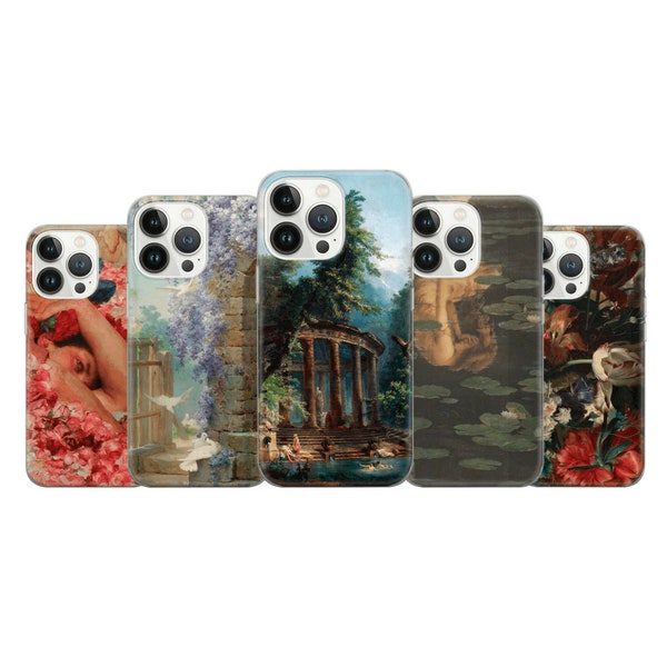 Renaissance Art Phone Case Renaissance Painting Cover for iPhone 14 13 12 Pro 11 XR for Samsung S23 S22 A73 A53 A13 Pixel 7 6A