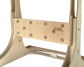 Climbing Foot holds panel for training rack