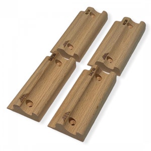 POWERGRIPS | Wooden  Climbing Holds for Campus Board | Grip and Finger Strength Trainer
