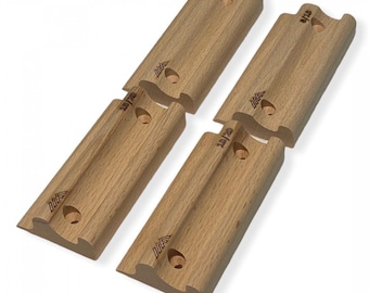 POWERGRIPS | Wooden  Climbing Holds for Campus Board | Grip and Finger Strength Trainer