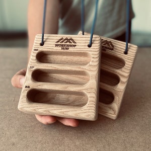 Tabla GripGo / Tabla de entrenamiento portátil para escalar, tabla de dedos / GoBoard / Equipo para dedos y fuerza de agarre