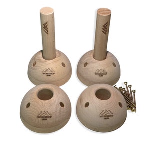 Peg receiver-ball ( set of 4pcs with handles) | Climbing walls