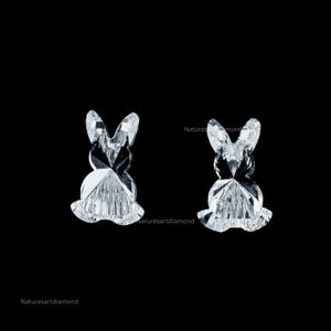 Rabbit Shape Diamond, Custom Cut Lab Grown Diamond, Fancy Animal Cut Diamond, Unique Rabbit Diamond Loose Stone for Jewelry