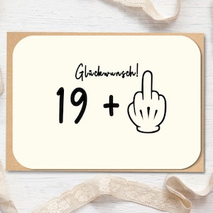 20e anniversaire - Carte amusante à offrir - Carte d'anniversaire spéciale - Carte cadeau du 20e anniversaire - Cadeau d'anniversaire pour homme - DIN A6