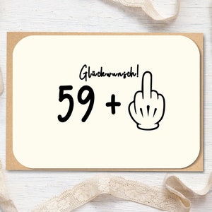 60° compleanno – biglietto divertente per un regalo – biglietto di compleanno speciale – biglietto di auguri 1963 – biglietto regalo per 60° compleanno uomo – DIN A6