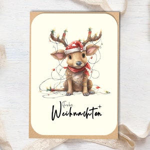 witzige Karte zu Weihnachten - süße Weihnachtskarte zum Geschenk - Karte Mann Weihnachten - Geschenk-Karte Partner - DIN A6