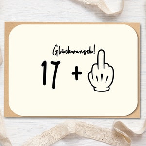 18. Geburtstag - Witzige Karte zum Geschenk - besondere Geburtstagskarte - 18. Geburtstag Geschenk Karte - Geburtstagsgeschenk Mann - DIN A6