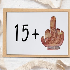 16 cumpleaños - regalo de dinero divertido para el 16 - tarjeta de cumpleaños especial - tarjeta de cumpleaños de 16 años dinero - hombre de regalo - DIN A6