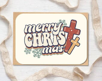 Karte zu Weihnachten - christliche Weihnachtskarte zum Geschenk - Karte Mann Weihnachten - Geschenk-Karte Partner - DIN A6