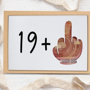Aniversário de 20 anos - presente engraçado em dinheiro para o dia 20 - cartão especial de aniversário - dinheiro para cartão de aniversário de 20 anos - parceiro de presente - DIN A6