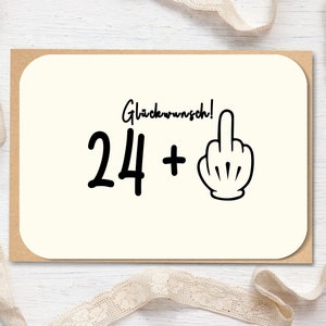 25. Geburtstag - Witzige Karte zum Geschenk - besondere Geburtstagskarte - 1998 Grußkarte - 25. Geburtstag Geschenk Karte Mann - DIN A6