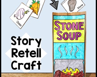 Stone Soup Paper Bag Craft Activity | Story Retell Fun for Kids
