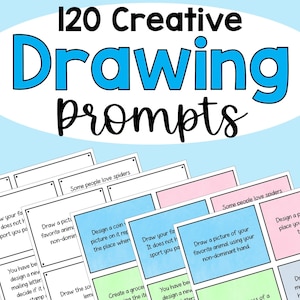 Drawing Prompts for Middle and High School Art Class