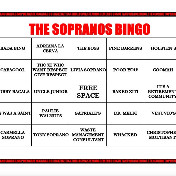 Sopranos - Etsy