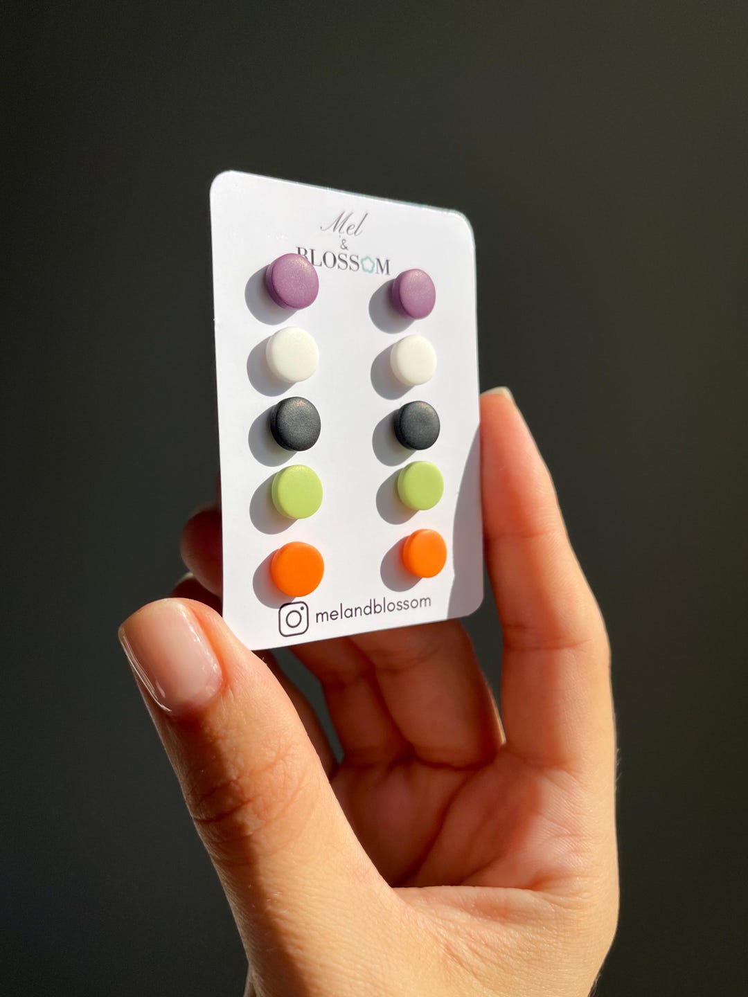 Trendy Pack of 2 Lightweight Mini Studs