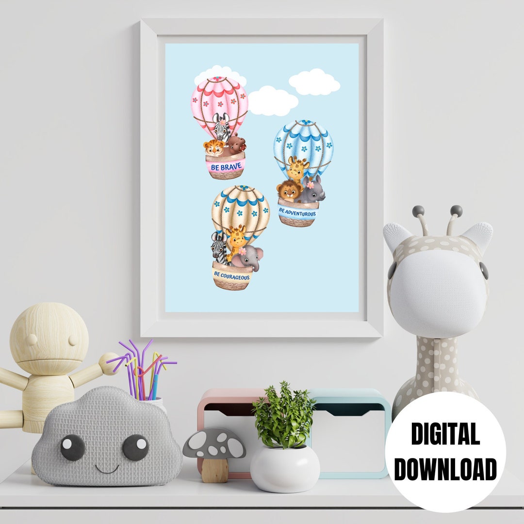 Digital Nursery Wall Art,babies Room Printable,newborn Nursery Decor