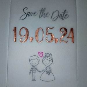 Safe the Date für Hochzeiten / Vorlesungsfreiern ALLE Konstellationen