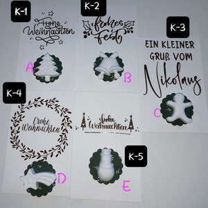 Weihnachtskarte personalisiert