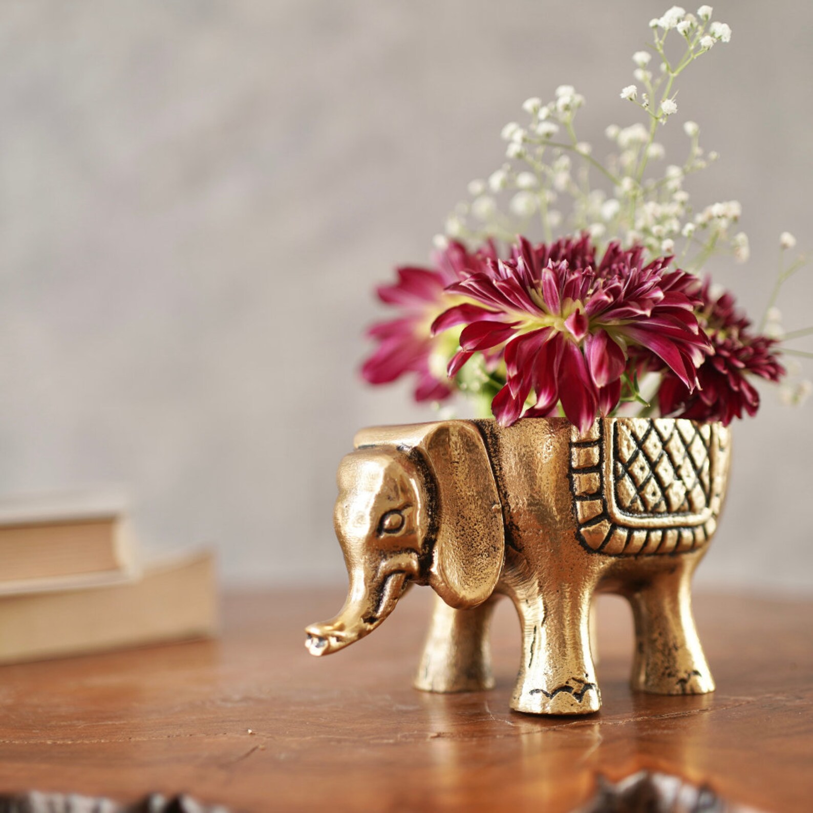 Bougeoir éléphant En Verre – Figurine Animal – Déco Transparente – Neuf