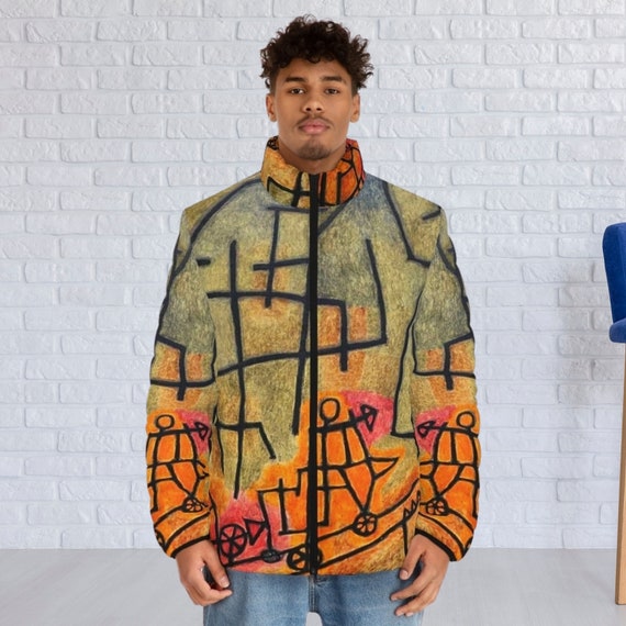 Graphic bubble jacket Clearance