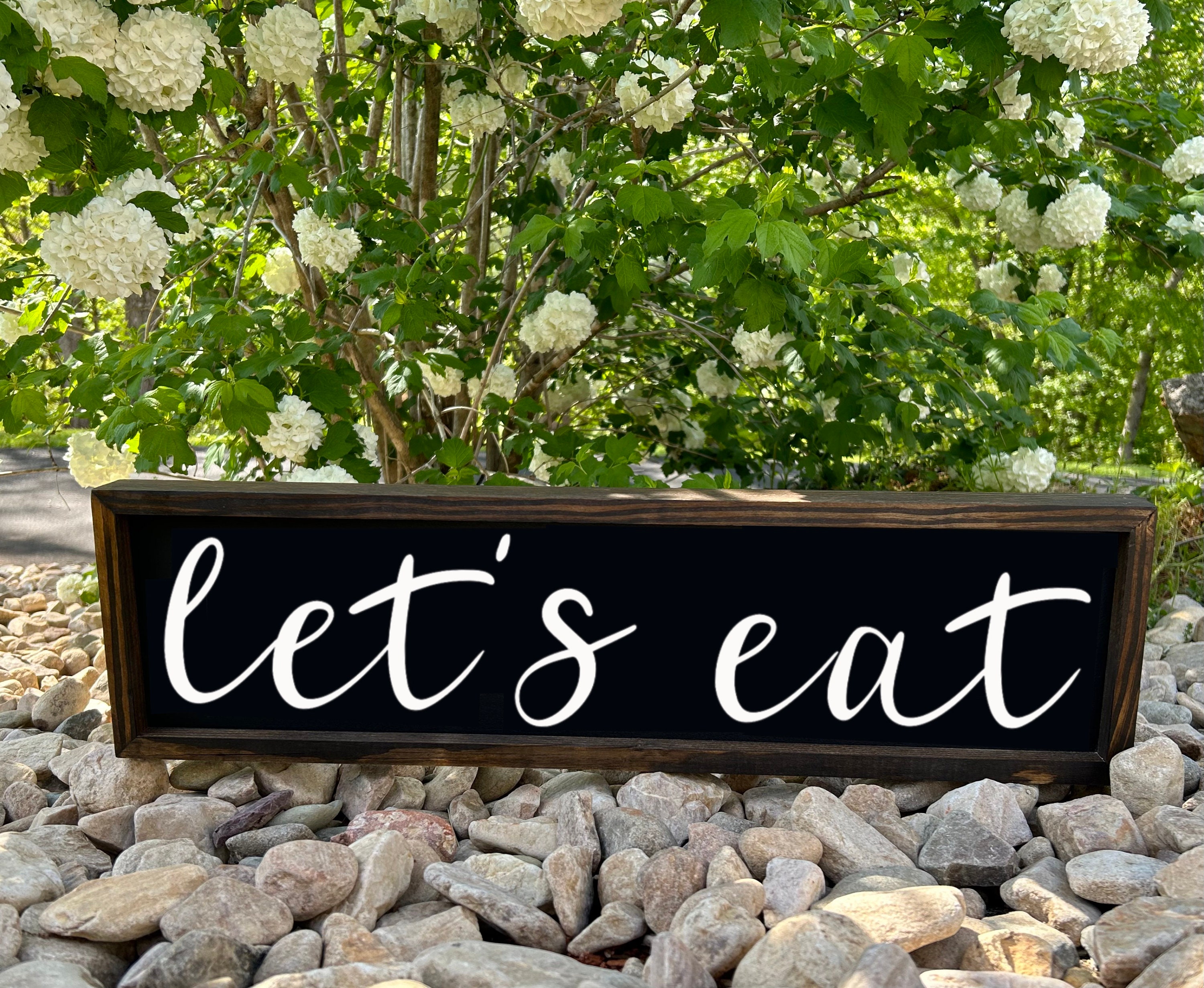 Let's Get Takeout, Kitchen Sign, Funny Kitchen Sign, Dining Room Decor,  Kitchen Decor, Wood Sign, (8x16)