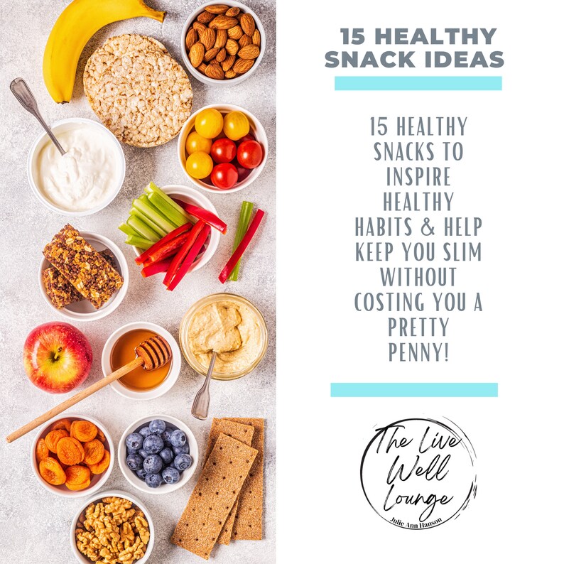 Snacks Included 15 Healthy Snack Ideas - Etsy