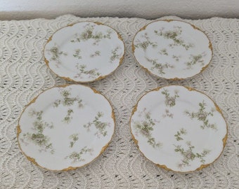 5 Haviland France Limoges Bread and Butter Plates - Schleiger 460G - 6 1/8"