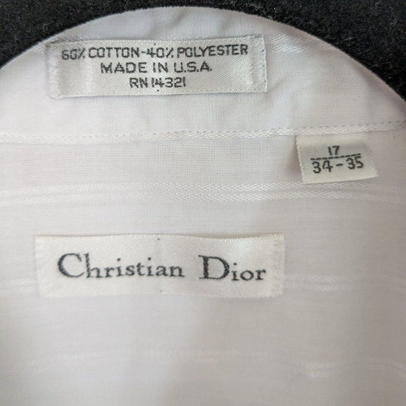 Men's Vintage Christian Dior Button Down Shirt - … - image 10