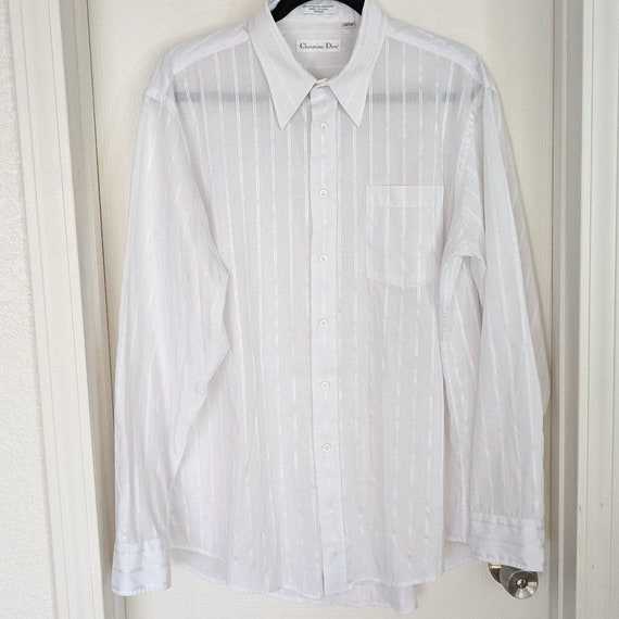 Men's Vintage Christian Dior Button Down Shirt - … - image 1